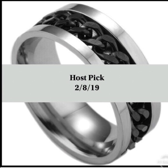 ➰Bold Chain Link Ring - Picture 1 of 2